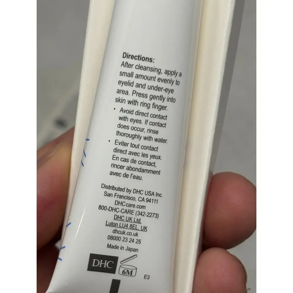 DHC‎ Eye Bright Treatment Cream 0.52oz./ 15g Depuffing Eye Gel Japan New